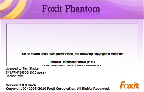 Foxit phantom free trial
